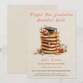 Invitation au petit-déjeuner de crêpes pour la cél (Devant / Derrière)