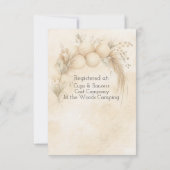 Invitation au petit-déjeuner de mariage et à la do (Dos)