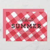 invitation au pique-nique d'été (Devant / Derrière)