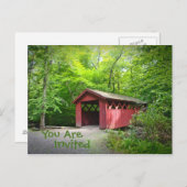 Invitation au Pont couvert par le pays (Devant / Derrière)