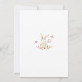 Invitation au premier anniversaire de Bunny (Dos)