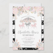 Invitation au premier anniversaire de Carousel Pin (Devant)