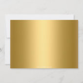 Invitation au premier anniversaire de la petite pr (Dos)