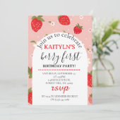 Invitation au premier anniversaire de Strawberry B (Debout devant)