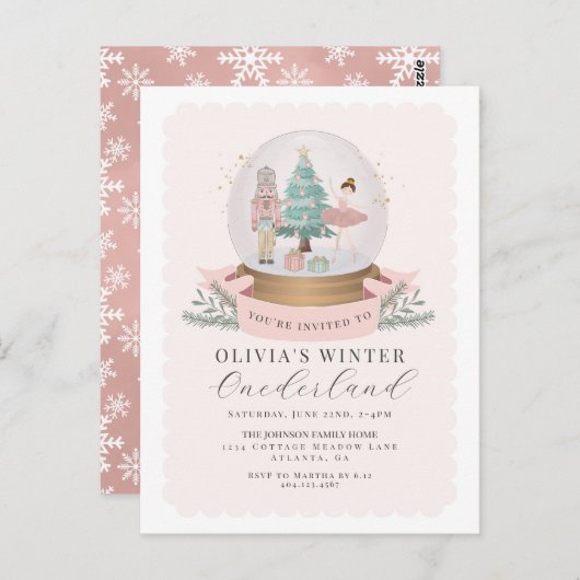 Invitation au premier anniversaire du Casse-Noiset (Devant / Derrière)