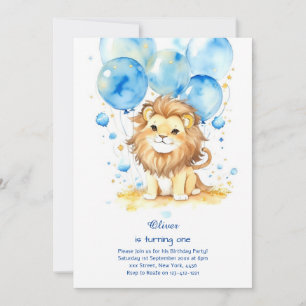 Invitation au premier anniversaire du lion