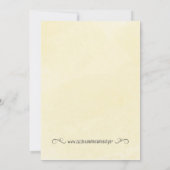 Invitation au premier anniversaire du lion mignon (Dos)