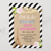 Invitation au printemps à Paris (Devant / Derrière)