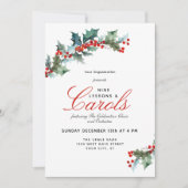 Invitation au programme des Leçons et Carols Éléga (Devant)