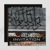 invitation au quai de chargement de grafitti (Devant / Derrière)