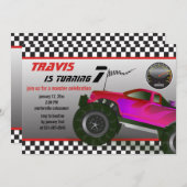 Invitation au rallye des camions Monster (Devant / Derrière)