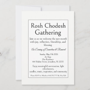 Invitation au rassemblement de Rosh Chodesh, Simpl
