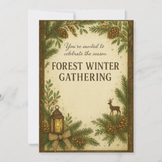 Invitation au Rassemblement d'Hiver en Forêt | Élé