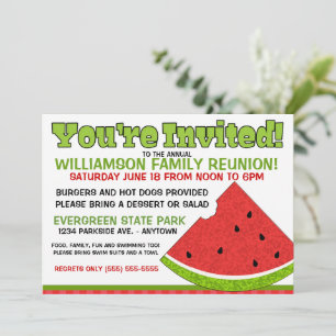 Invitation au rassemblement familial d'été