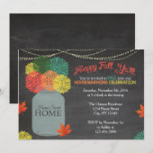 Invitation au réchauffement climatique Mason Jar d (Devant / Derrière)