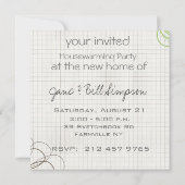 invitation au réchauffement de la maison (Dos)