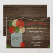 Invitation au réchauffement de la maison de Noël M (Devant / Derrière)