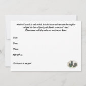 Invitation au réchauffement de la maison des poule (Dos)