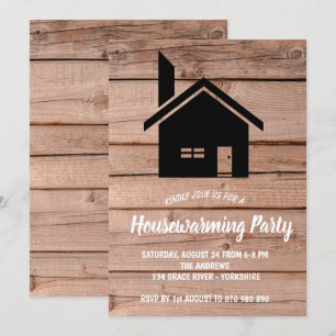 Invitation au réchauffement de la maison en bois r