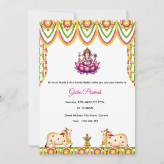 Invitation au réchauffement de la maison en Inde,