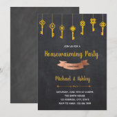 Invitation au réchauffement des clés de la maison (Devant / Derrière)