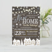 Invitation au réchauffement des maisons de vacance (Debout devant)