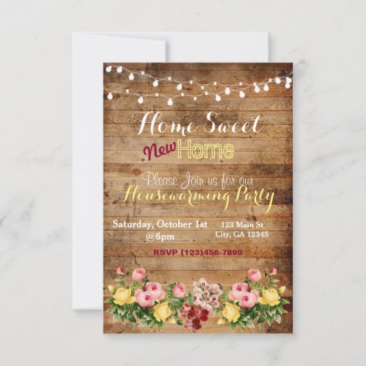 Invitation au réchauffement du foyer (Devant)