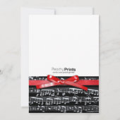 Invitation au récital de concert de musique classi (Dos)