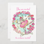 invitation au récital de danse (Devant / Derrière)
