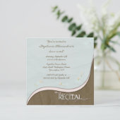 Invitation au récital de danse de la fille aux fle (Debout devant)