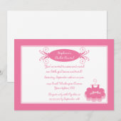 Invitation au récital de danse de la petite fille (Devant / Derrière)