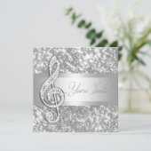 Invitation au récital de musique élégante clé de s (Debout devant)