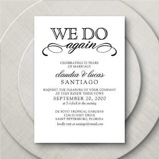 Invitation au renouvellement de Vow