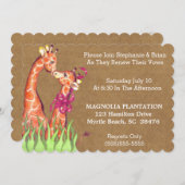 Invitation au renouvellement du mariage (Devant / Derrière)