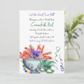 Invitation au Repas de Crabe de Mardi Gras (Debout devant)