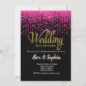 Invitation au repas de noces, paillettes (Devant)