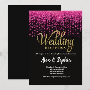 Invitation au repas de noces, paillettes