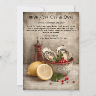 Invitation au Repas d'Huîtres de la Fête du Travai