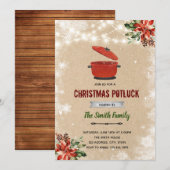 Invitation au repas-partage de Noël (Devant / Derrière)