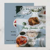 Invitation au repas-partage de Noël (Devant / Derrière)