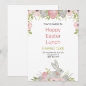 Invitation au repas-partage de Pâques (Devant / Derrière)