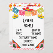 invitation au restaurant mexicain (Devant / Derrière)