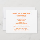 Invitation Au revoir (Dos)