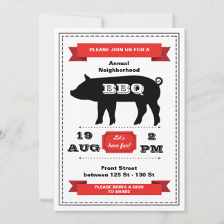 Invitation au rôti de porc
