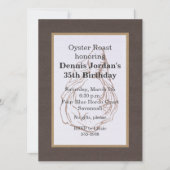 Invitation au rôti d'huître rustique (Devant)