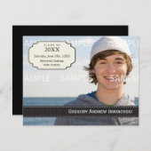 Invitation au ruban de qualification (Devant / Derrière)