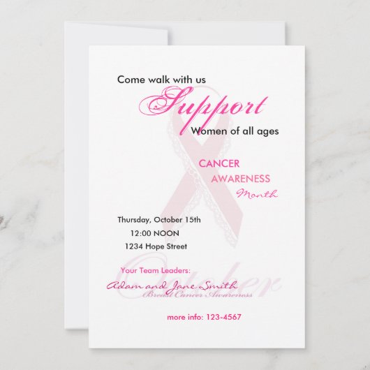 Invitation au ruban diamant (Dos)