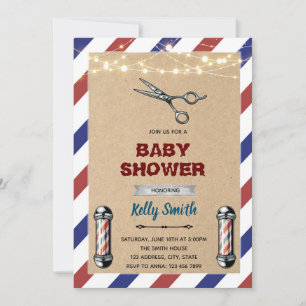 Invitation au salon de coiffure pour hommes