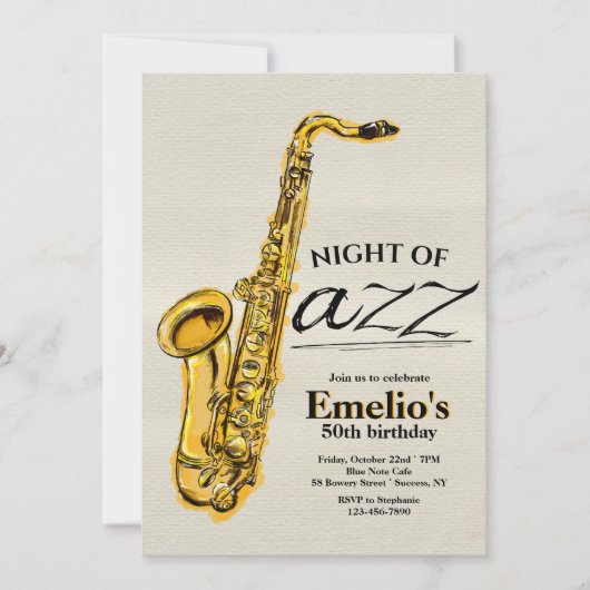 Invitation au saxophone jazz (Devant)