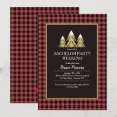 Invitation au Séjour au Ski Enterrement de Garçon (Devant / Derrière)